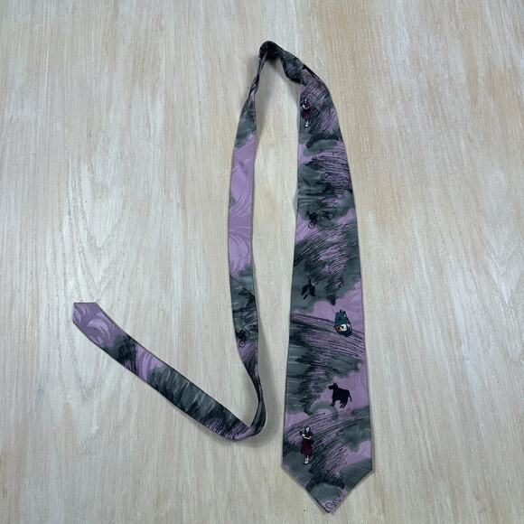 American Film Classics Wizard of Oz 1992 Silk Men's Neck Tie Dorthy Tornado - Picture 4 of 13